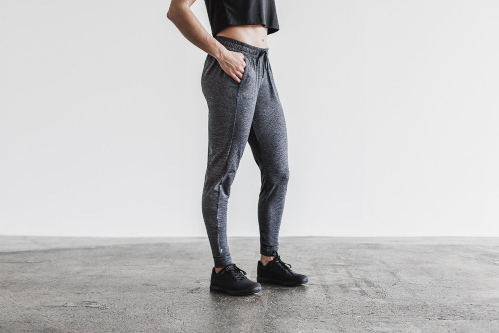 NOBULL Women's Joggers - Charcoal Heather - Ireland (6309NJVWO)